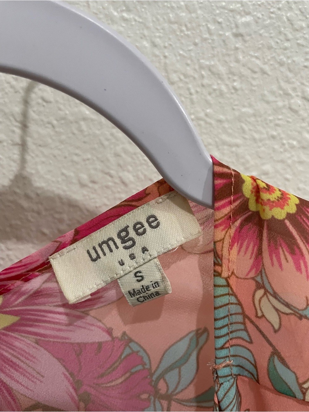 Umgee Floral Kimono Style Cardigan Boho Colorful Lightweight - Picture 6 of 7